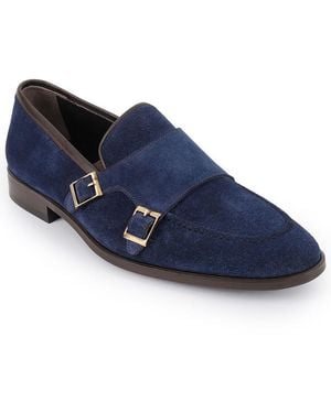 VELLAPAIS Elmaton Double Monk Loafers - Blue