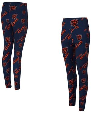 Concepts Sport Chicago Bears Mosaic Allover Print leggings - Blue