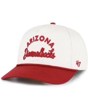 '47 Arizona Diamondbacks Five-panel Rope Adjustable Hitch Hat - Red