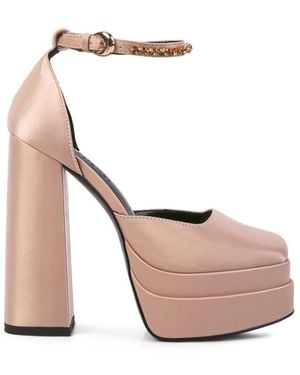Rag & Co Martini Sky High Platform Sandals - White