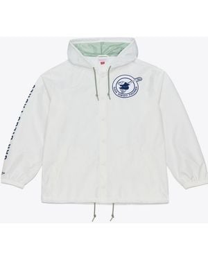 Mitchell & Ness San Diego Padres Yacht Rock Coaches Full-snap Hooded Windbreaker Jacket - White