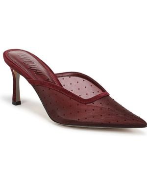 Sam Edelman Margeaux Slip-on Mule Pumps - Red