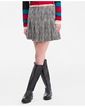 Jonathan Cohen X Macy's Pleated Plaid Mini Skirt - Multicolor