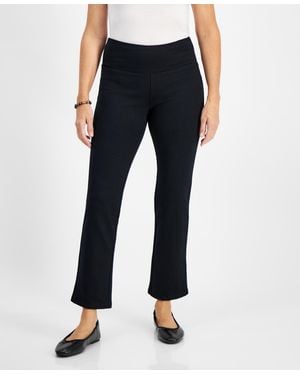 Style & Co. Plus Size Ponte Straight-leg Pants - Blue