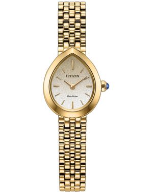 Citizen Mini Rainell -tone Stainless Steel Bracelet Watch 20mm - Metallic
