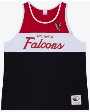 Mitchell & Ness Black/red Atlanta Falcons Head Coach Tank Top