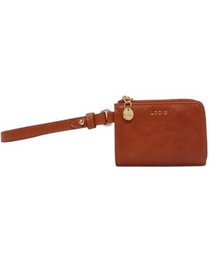 Lodis Blair Zipper Card Case Wristlet - Brown