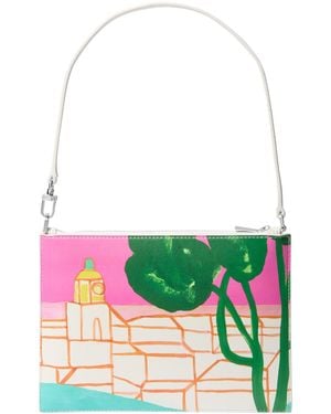 Michael Kors Michael Jet Set Small Convertible Zip-top Wristlet Handbag - Green