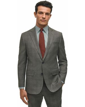 Brooks Brothers Classic-fit Wool-blend Suit Jacket - Gray