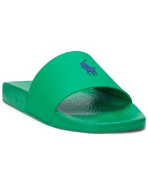Polo Ralph Lauren Signature Pony Slide Sandal - Green