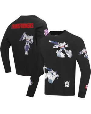 FREEZE MAX And Bumblebee Transformers Happy And Together Pullover Sweatshirt - Black