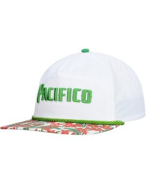 Lids Pacifico Beer Rope Floral Golfer Hat - Green