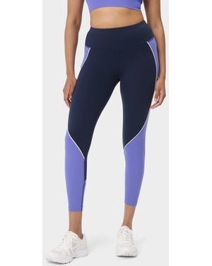 Sweaty Betty Power 7/8 Color Block Workout leggings - Blue