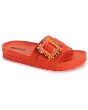 Muk Luks Grand Colette Sandal - Red