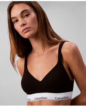 Calvin Klein Full Coverage Lift Bralette - Black