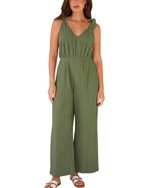 CUPSHE Steps Ahead Green Jumpsuit