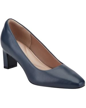 Rockport Merida Block Heel Pumps - Blue
