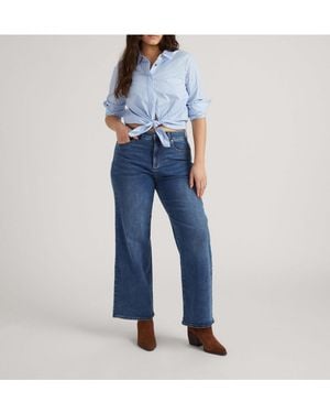 UNIVERSAL STANDARD Roxy Relaxed Bootcut Jeans - Blue
