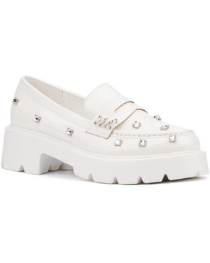 Olivia Miller Luscious Loafer - White