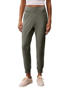 Calvin Klein Soft Melange Pull-on Ankle-length sweatpants - Green