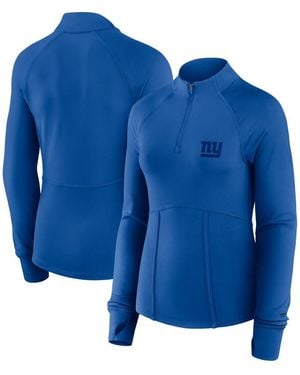 Fanatics New York Giants Elements Quarter-zip Jacket - Blue