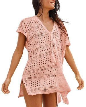 CUPSHE Sandbar Stroll Cover-up Dress - Red