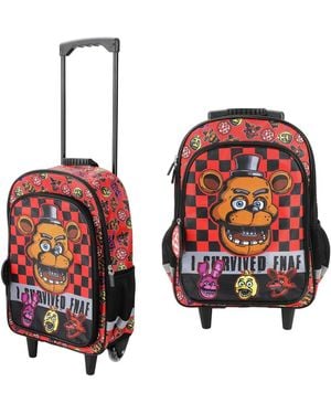Disney 16" Princesses Girls Rolling Backpack - Red