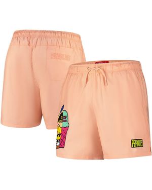 FREEZE MAX Charlie Brown Peanuts Ice Scream Shorts - Natural