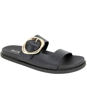 BCBGMAXAZRIA Tandra Footbed Sandal - Black
