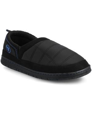 Vance Co. Jared Warm Quilted Comfort Slipper Clogs - Black