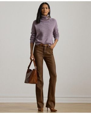 Ralph Lauren Coated High-rise Boot Jeans - Multicolor