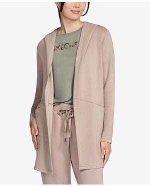 Skechers Skechluxe Elevate Restful Hoodi Jacket - Natural