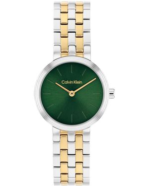 Calvin Klein Forme Stainless Steel Bracelet Watch - Green
