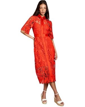 Coast Lace Short Sleeve Shirt Dress in Blue | Lyst Coast Lace Short Sleeve Shirt Dress in Blue | Lyst