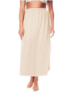 Comfort Choice Plus Size Half Slip 35" 2-pack - Natural