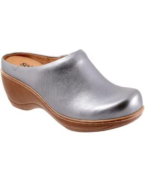 Softwalk Madison Clog - White