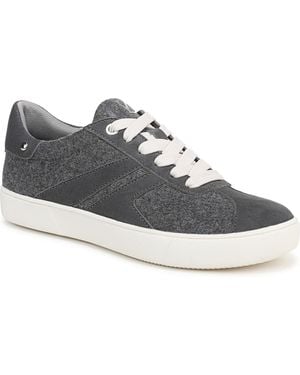 Naturalizer Medina Round Toe Lace Up Sneakers - Gray