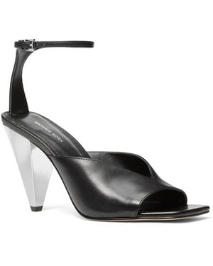 Michael Kors Michael Electra Ankle Strap Dress Sandals - Black