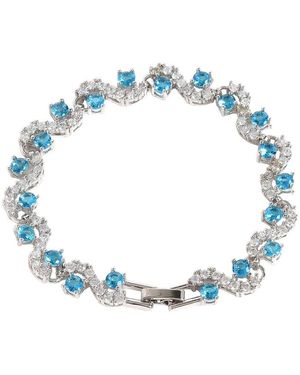 SOH Swirl Tennis Bracelet - Blue