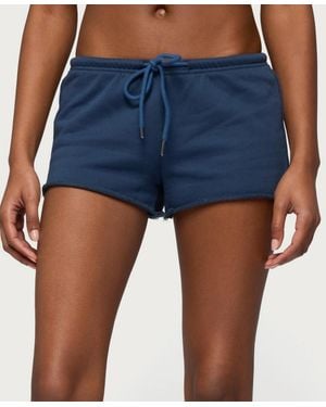 Edikted Juana Lightweight Shorts - Blue