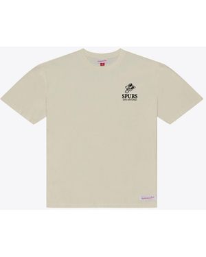Mitchell & Ness San Antonio Spurs Core Essentials T-shirt - White