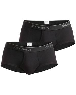 Stanfield's Supreme Cotton Blend Regular Rise Briefs - Black