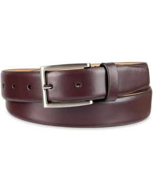 Calvin Klein Renegade Leather Dress Belt - Purple
