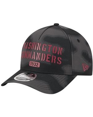 KTZ Washington Commanders Halftone Camo 9forty Hat - Gray