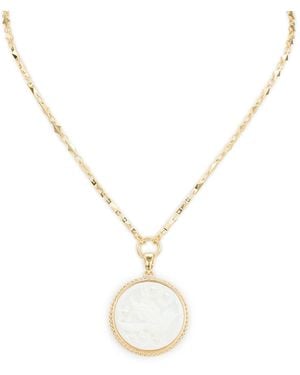 Patricia Nash Gold-tone Carved Bird Pendant Necklace - Metallic
