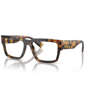 Miu Miu Rectangle Eyeglasses - Multicolor