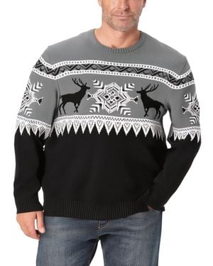 Kingsize Holiday Crewneck Sweater - Black