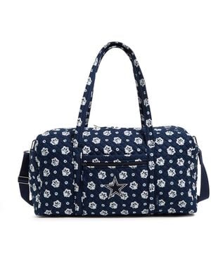 Vera Bradley Dallas Cowboys Large Travel Duffel Bag - Blue