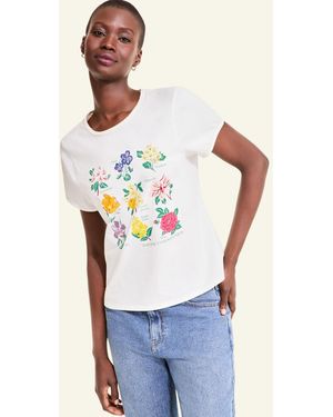 Macy's Flower Show Short-sleeve State Flowers T-shirt - Blue