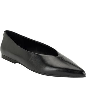 Calvin Klein Gemeen Pointed Toe Dress Flats - Black